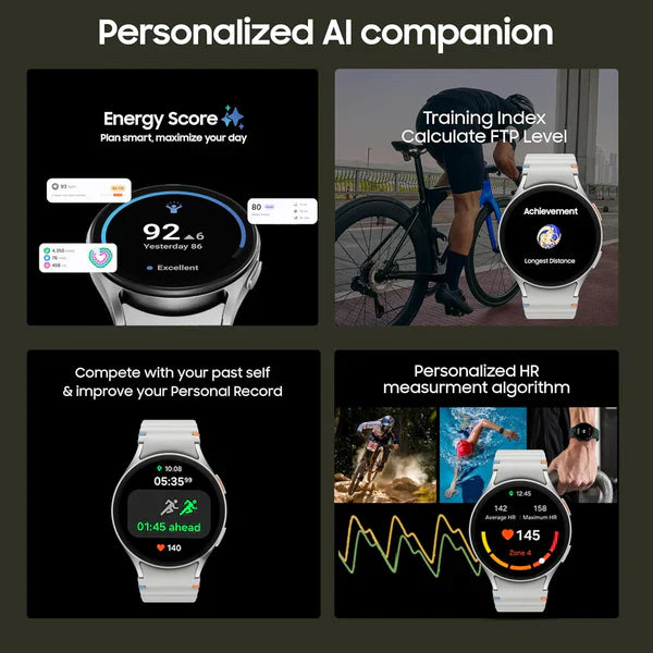 Combo Offer- Smart Watch7 : AI-Powered (44mm, Green, BT+LTE) with 3nm Processor | Dual GPS | Sapphire Glass & Armour Aluminum | 5ATM & IP68 | HR, SpO2, BP & ECG Monitor | 1-Year Warranty | 14-Day Hassle-Free Returns + Free Earbuds Pro2